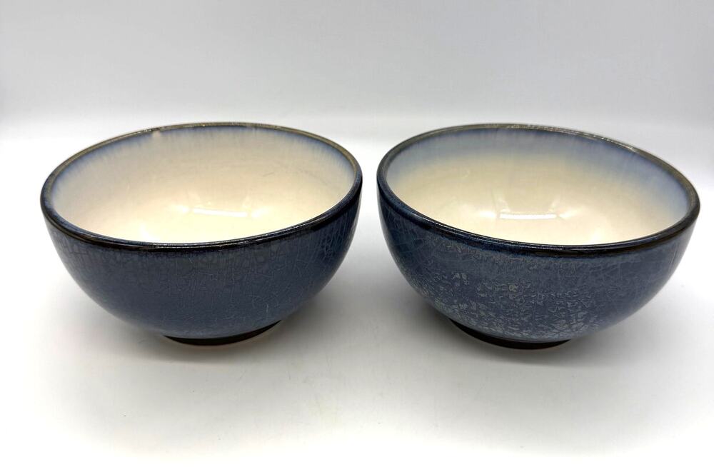 Sango Concepts Eggplant 4942 Set of 2 Cereal Bowls 5 3/8"